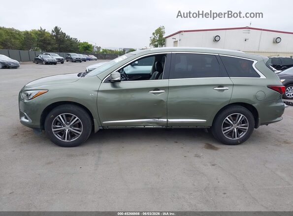 5N1AL0MM4GC525687 2016 INFINITI QX60 Green წინა ხედი