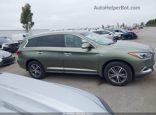 5N1AL0MM4GC525687 2016 INFINITI QX60 Green უკანა სალონის ხედი