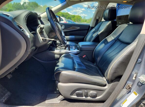 5N1AL0MM5GC516643 2016 INFINITI QX60 Silver Front interior view