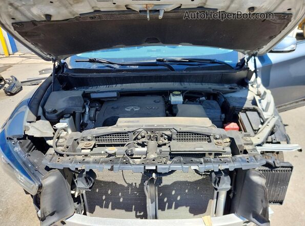 5N1AL0MM5GC516643 2016 INFINITI QX60 Silver Engine compartment view