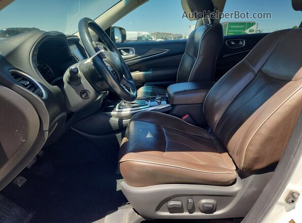 5N1AL0MM5GC529716 2016 INFINITI QX60 Белый Вид салона спереди