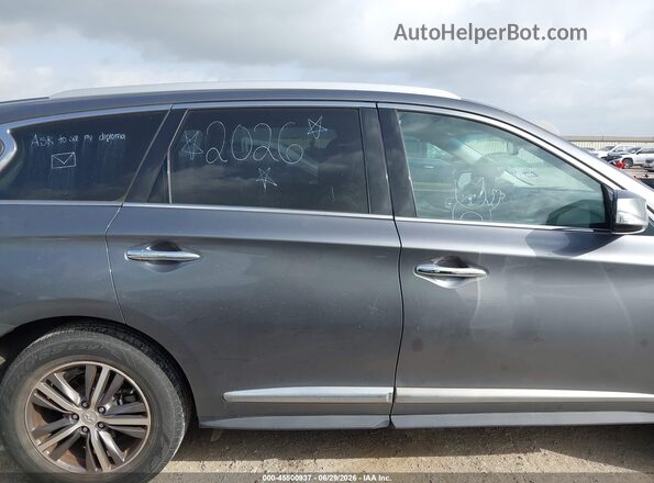 5N1AL0MM6GC517753 2016 INFINITI QX60 Gray Widok wnętrza z tyłu