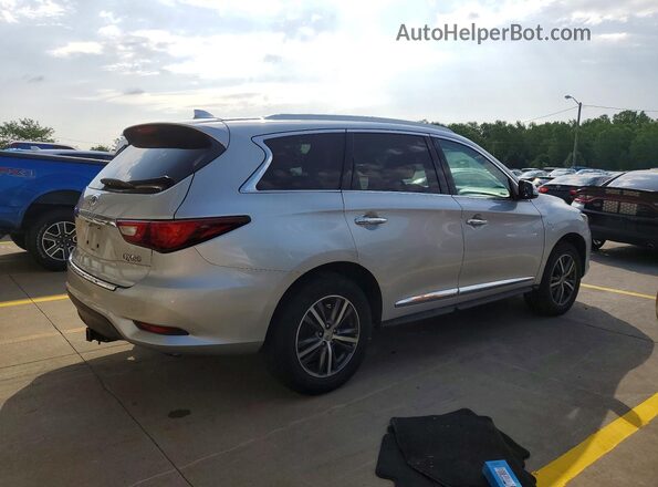 5N1AL0MM7GC509385 2016 INFINITI QX60 Серебряный Задняя правая четверть
