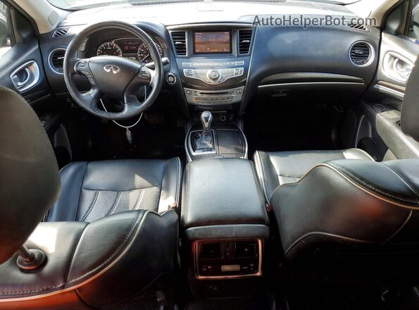 5N1AL0MM7GC509385 2016 INFINITI QX60 Серебряный Вид панели приборов
