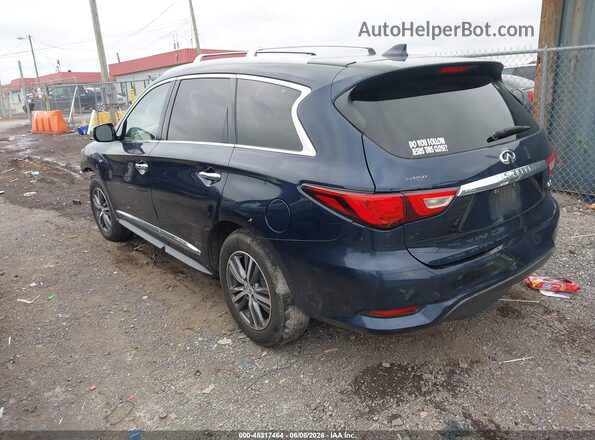 5N1AL0MM7GC516451 2016 INFINITI QX60 Dark Blue Հետևի ձախ