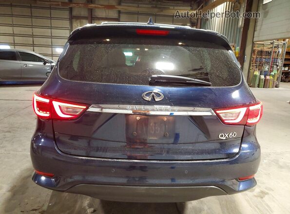 5N1AL0MM7GC519916 2016 INFINITI QX60 Blue უკანა ხედი