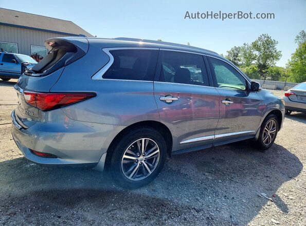 5N1AL0MM9GC509016 2016 INFINITI QX60 Silver უკანა მარჯვენა