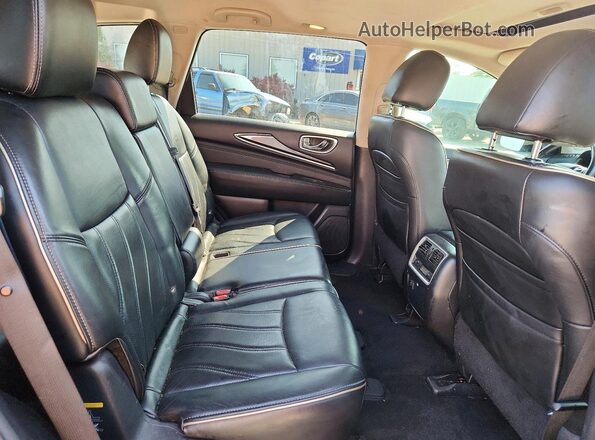 5N1AL0MM9GC509016 2016 INFINITI QX60 Silver უკანა სალონის ხედი