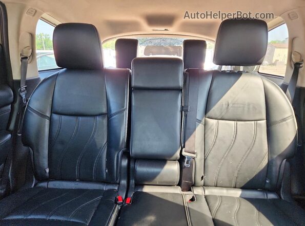 5N1AL0MM9GC509016 2016 INFINITI QX60 Silver უკანა სავარძლების ხედი