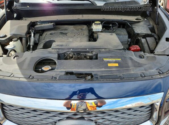 5N1AL0MM9GC513762 2016 INFINITI QX60 Blue Vista del compartimento del motor