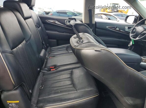 5N1AL0MM9GC528410 2016 INFINITI QX60 Черный Вид задней части салона