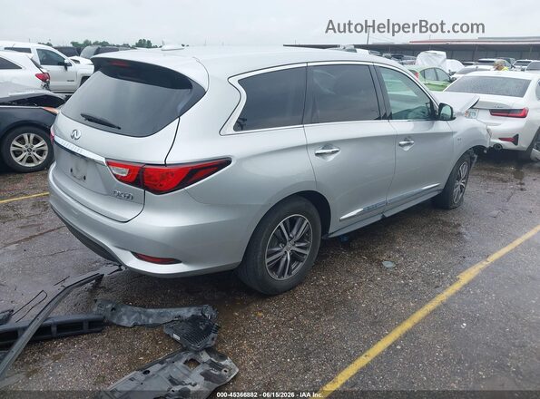 5N1AL0MN0GC504621 2016 INFINITI QX60 Серебряный Задняя правая четверть