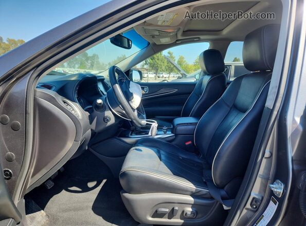 5N1AL0MN1GC507009 2016 INFINITI QX60 Серый Вид салона спереди