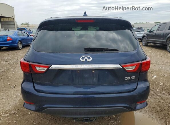 5N1AL0MN2GC531027 2016 INFINITI QX60 Blue Rear view