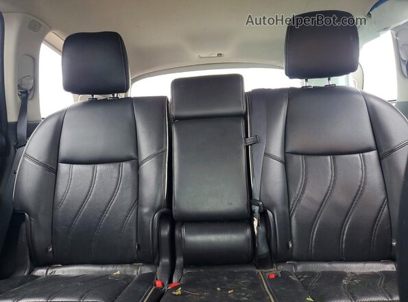 5N1AL0MN2GC531027 2016 INFINITI QX60 Blue Rear seats view