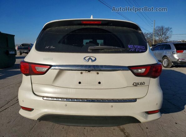 5N1AL0MN3GC519663 2016 INFINITI QX60 White უკანა ხედი