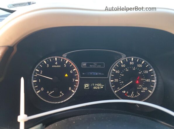 5N1AL0MN3GC519663 2016 INFINITI QX60 White ხელსაწყოთა პანელის ხედი