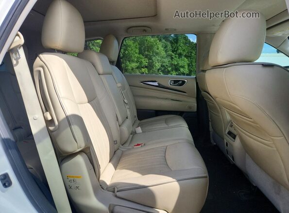 5N1AL0MN5GC509541 2016 INFINITI QX60 White Vista interior trasera