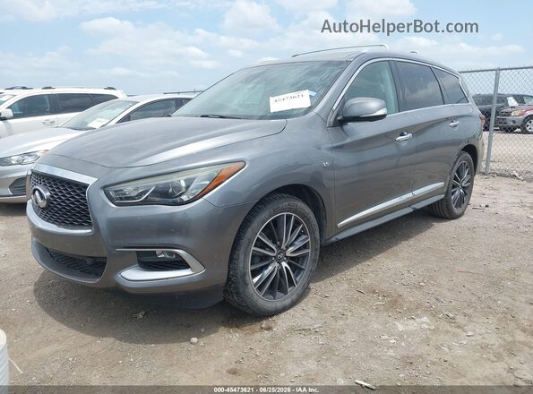 5N1AL0MN5GC513833 2016 INFINITI QX60 Gray Vista tres cuartos delantera izquierda