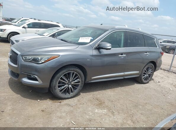 5N1AL0MN5GC513833 2016 INFINITI QX60 Gray Vista interior de 360 grados