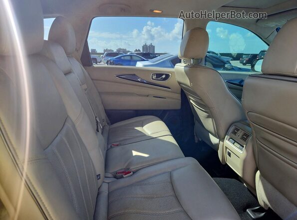 5N1AL0MN6GC531905 2016 INFINITI QX60 Белый Вид задней части салона