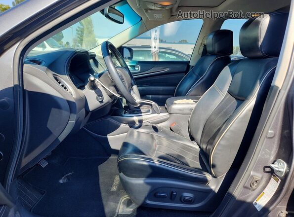 5N1AL0MN7GC506141 2016 INFINITI QX60 Gray Вид салону спереду
