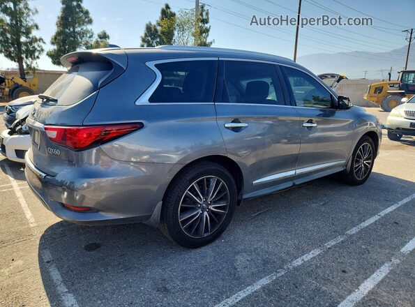 5N1AL0MN7GC506141 2016 INFINITI QX60 Gray Задня права чверть