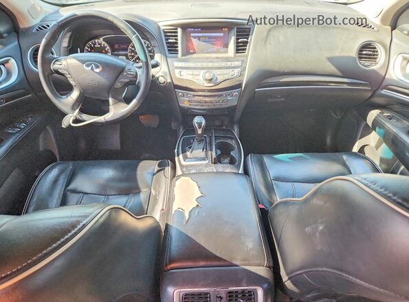 5N1AL0MN7GC506141 2016 INFINITI QX60 Gray Вид панелі приладів