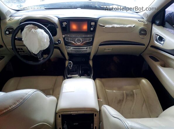 5N1AL0MN8GC522025 2016 INFINITI QX60 Black Widok deski rozdzielczej