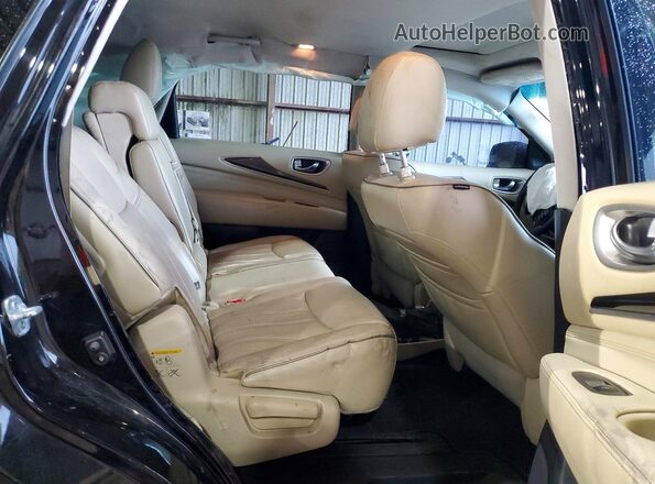 5N1AL0MN8GC522025 2016 INFINITI QX60 Black Widok wnętrza z tyłu