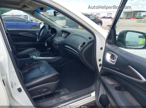 5N1AL0MNXGC519286 2016 INFINITI QX60 White Widok wnętrza z przodu