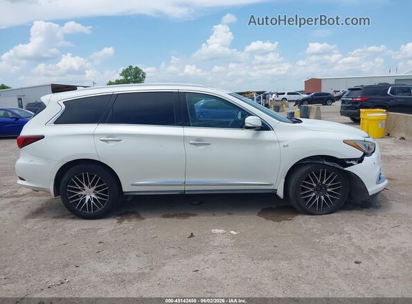 5N1AL0MNXGC519286 2016 INFINITI QX60 White Widok wnętrza z tyłu