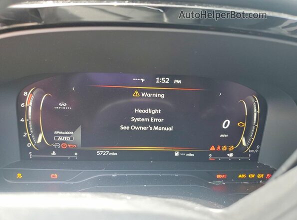 5N1AL1FS0TC354495 2026 INFINITI QX60 Blue Instrument cluster view