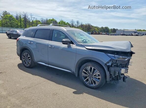 5N1AL1FS5TC330371 2026 INFINITI QX60 Серый Передняя правая четверть