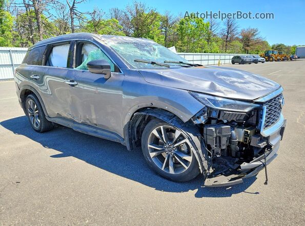 5N1AL1FS8SC337071 2025 INFINITI QX60 Серый Передняя правая четверть