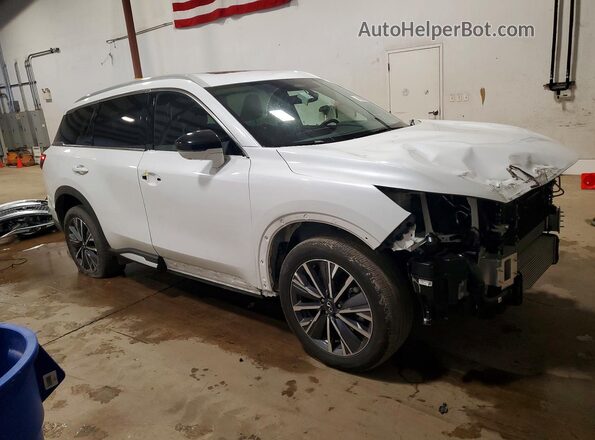 5N1AL1FS9TC344032 2026 INFINITI QX60 White Przód prawy
