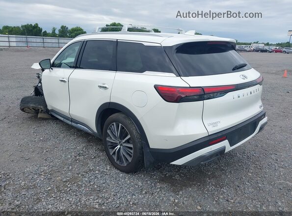 5N1AL1GS1SC342112 2025 INFINITI QX60 White Rear left