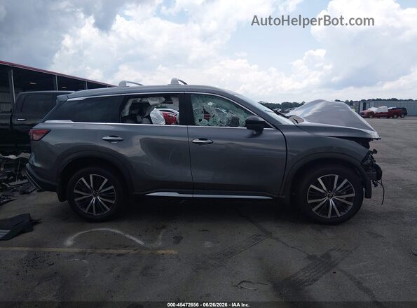 5N1AL1GS2SC350669 2025 INFINITI QX60 Gray სალონის 360-გრადუსიანი ხედი
