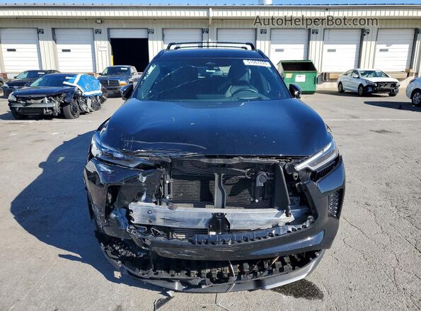 5N1AL1HU1SC333698 2025 INFINITI QX60 Black Դիմացի տեսք