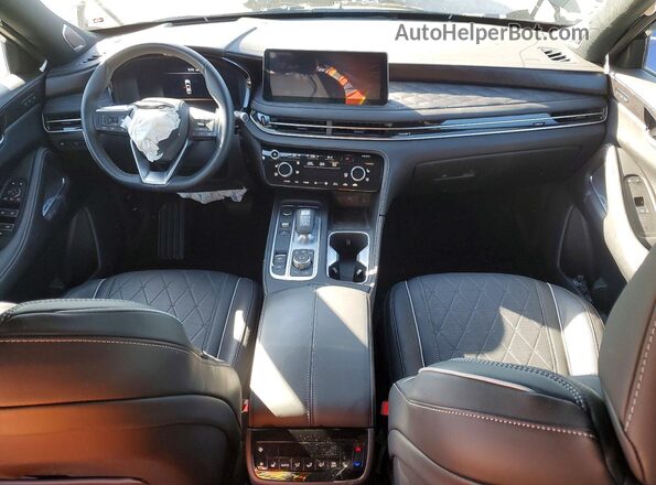 5N1AL1HU1SC333698 2025 INFINITI QX60 Black Առջևի վահանակի տեսք