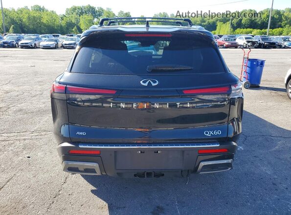 5N1AL1HU1SC333698 2025 INFINITI QX60 Black Հետևի տեսք