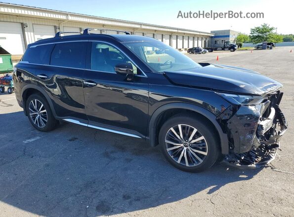 5N1AL1HU1SC333698 2025 INFINITI QX60 Black Առջևի աջ