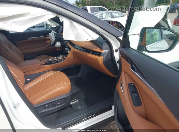 5N1AL1HU1SC354471 2025 INFINITI QX60 White Front interior view