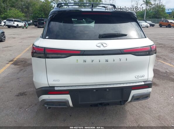 5N1AL1HU1SC354471 2025 INFINITI QX60 White 