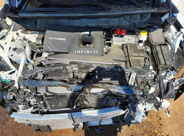 5N1AL1HU2TC345828 2026 INFINITI QX60 White ძრავის განყოფილების ხედი