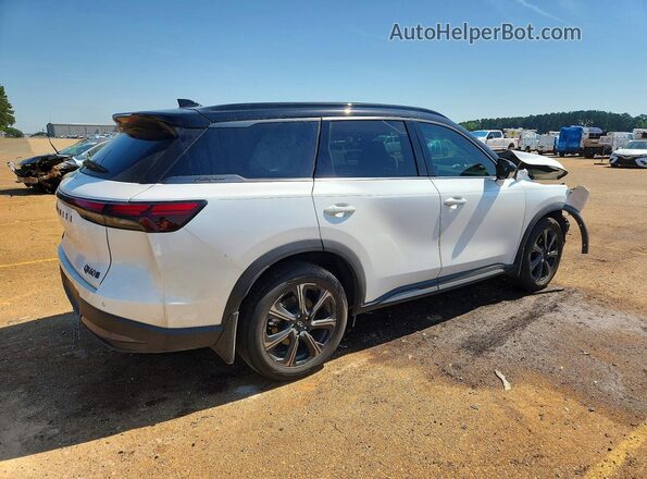 5N1AL1HU2TC345828 2026 INFINITI QX60 White უკანა მარჯვენა