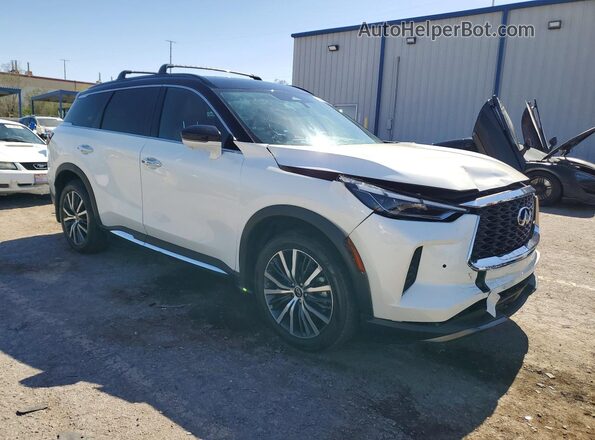 5N1AL1HU4SC344971 2025 INFINITI QX60 Белый Передняя правая четверть