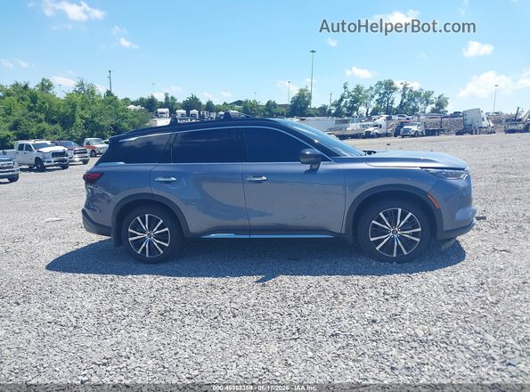 5N1AL1HU4SC357459 2025 INFINITI QX60 Light Blue Vista interior trasera