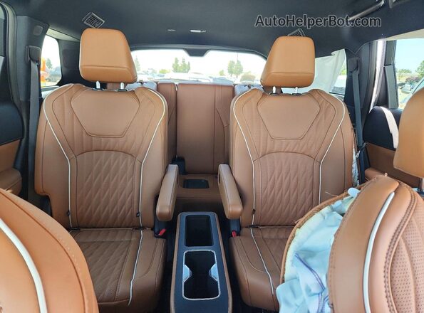 5N1AL1HU6TC353026 2026 INFINITI QX60 White Вид задніх сидінь