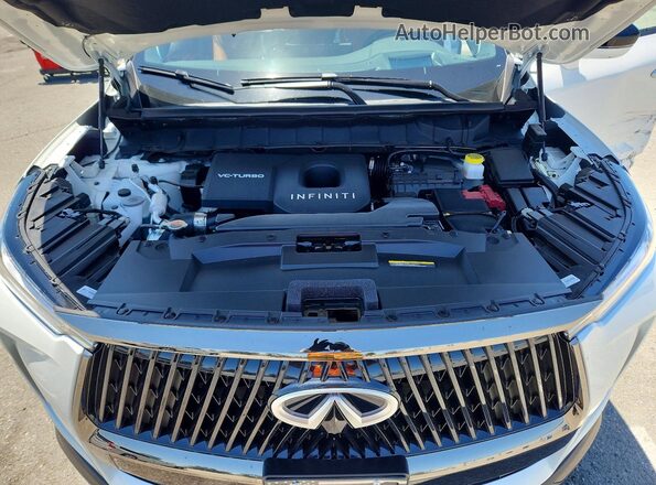 5N1AL1HU6TC353026 2026 INFINITI QX60 White Вид підкапотного простору